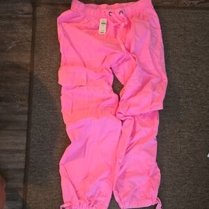 Aerie Hot Pink Cargo Pants - Brand New With Tags